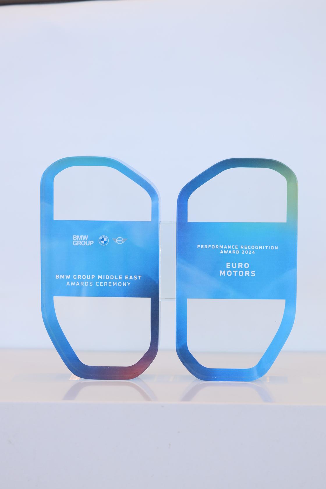 Euro Motors Receives BMW Performance Recognition Award Cover